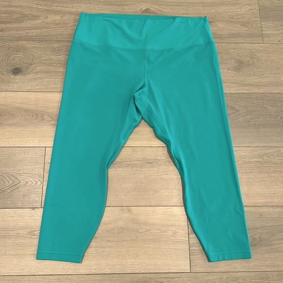 LULULEMON Maldives‎ Green Align High Rise Active Workout Leggings Size 20 - Picture 2 of 11